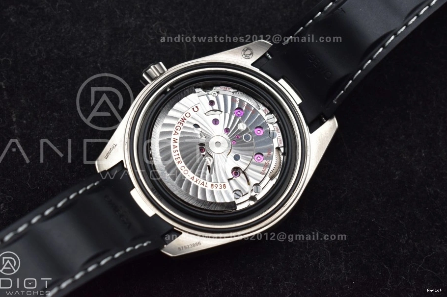 43mm Titanium on Worldtimer 1:1 GMT Edition Bracelet Super A8938 Clone Aqua VSF SS Terra Best 0103